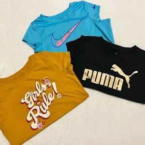 Puma Black Tee with Iconic Logo